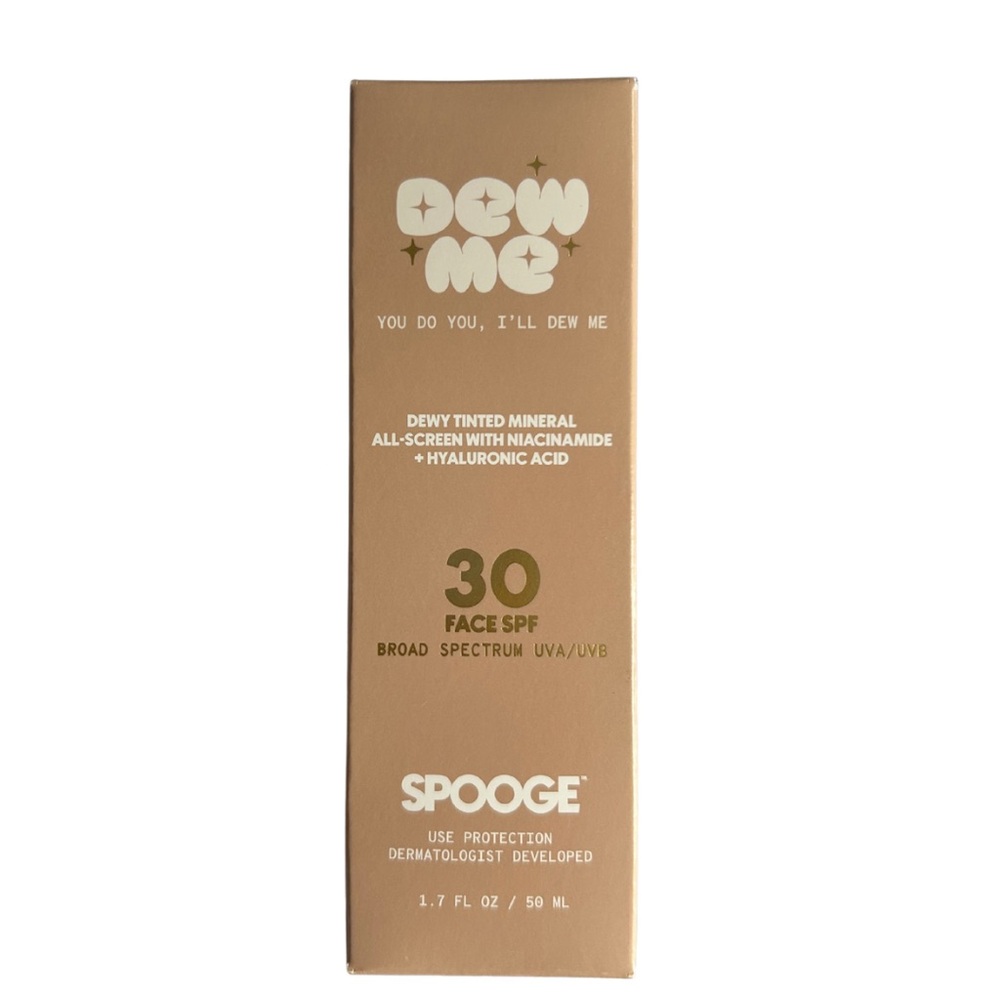 Spooge Dew Me Dewy Tinted Mineral SPF 30 Face Cream